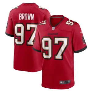 Superb Earnest Brown IV Tampa Bay Buccaneers Nike Game Jersey - Red
