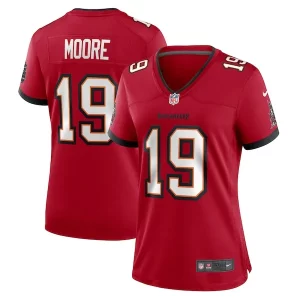 Delightful David Moore Tampa Bay Buccaneers Nike Women's Game Jersey - Red
