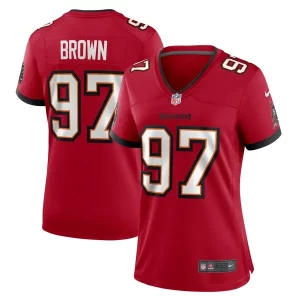 Delightful Earnest Brown IV Tampa Bay Buccaneers Nike Women's Game Jersey - Red