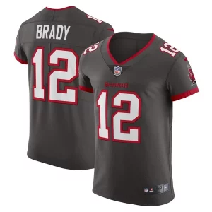 Superb Tom Brady Tampa Bay Buccaneers Nike Alternate Vapor Elite Jersey - Pewter