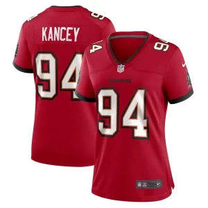 High quality Calijah Kancey Tampa Bay Buccaneers Nike Women's Game Jersey - Red