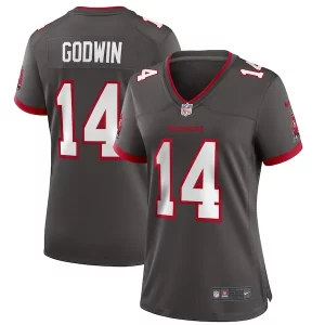 Amazing Chris Godwin Tampa Bay Buccaneers Nike Women's Alternate Game Jersey - Pewter
