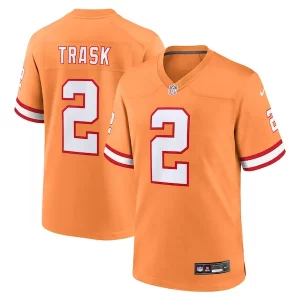 Top notch Kyle Trask Tampa Bay Buccaneers Nike Throwback Game Jersey - Orange