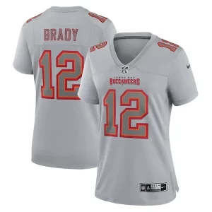 Top notch Tom Brady Tampa Bay Buccaneers Nike Women's Atmosphere Fashion Game Jersey - Gray