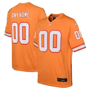 Amazing Tampa Bay Buccaneers Nike Youth Custom Throwback Game Jersey - Orange