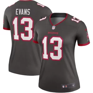 Superb Mike Evans Tampa Bay Buccaneers Nike Women's Alternate Legend Jersey - Pewter