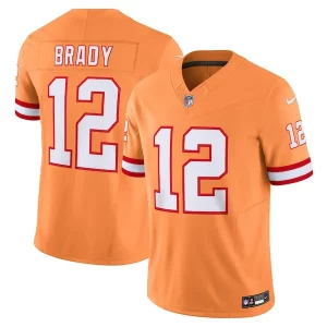 Amazing Tom Brady Tampa Bay Buccaneers Nike Vapor F.U.S.E. Limited Jersey - Orange