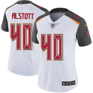 Premium Buccaneers #40 Tom Brady Alstott White Women's Stitched NFL Vapor Untouchable Limited Jersey
