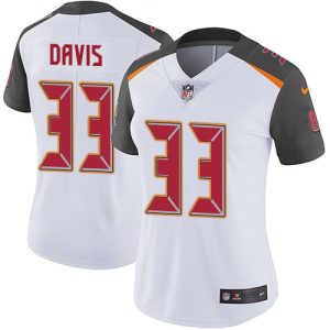 Amazing Buccaneers #33 Ronde Barber Davis III White Women's Stitched NFL Vapor Untouchable Limited Jersey