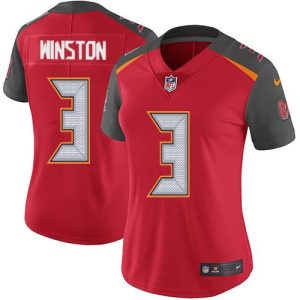 Amazing Buccaneers #3 Rob Gronkowski Winston Red Team Color Women's Stitched NFL Vapor Untouchable Limited Jersey