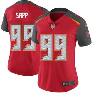 Amazing Buccaneers #99 Tom Brady Sapp Red Team Color Women's Stitched NFL Vapor Untouchable Limited Jersey