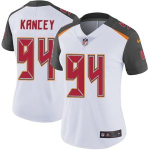 Top notch Buccaneers #94 Rob Gronkowski Kancey White Women's Stitched NFL Vapor Untouchable Limited Jersey