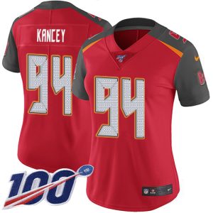 Superb Buccaneers #94 Ronde Barber Kancey Red Team Color Women's Stitched NFL 100th Season Vapor Untouchable Limited Jersey