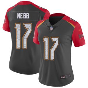 Top notch Buccaneers #17 Ronde Barber Webb Gray Women's Stitched NFL Limited Inverted Legend Jersey