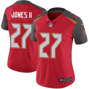 High quality Buccaneers #27 Rob Gronkowski Jones II Red Team Color Women's Stitched NFL Vapor Untouchable Limited Jersey