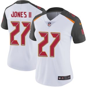 Amazing Buccaneers #27 Tom Brady Jones II White Women's Stitched NFL Vapor Untouchable Limited Jersey