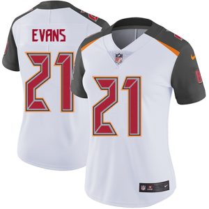 Outstanding Buccaneers #21 Ronde Barber Evans White Women's Stitched NFL Vapor Untouchable Limited Jersey