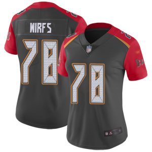 Exceptional Buccaneers #78 Rob Gronkowski Wirfs Gray Women's Stitched NFL Limited Inverted Legend Jersey