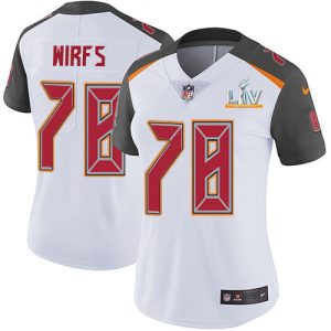 Top notch Buccaneers #78 Ronde Barber Wirfs White Women's Super Bowl LV Bound Stitched NFL Vapor Untouchable Limited Jersey