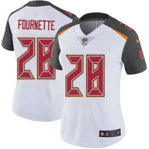Amazing Tampa Bay Buccaneers #28 Leonard Fournette White Women's Stitched NFL Vapor Untouchable Limited Jersey