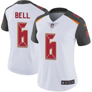 Top notch Buccaneers #6 Rob Gronkowski Bell White Women's Stitched NFL Vapor Untouchable Limited Jersey