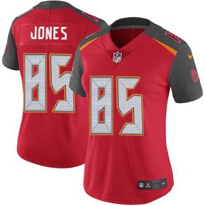 Amazing Buccaneers #85 Tom Brady Jones Red Team Color Women's Stitched NFL Vapor Untouchable Limited Jersey