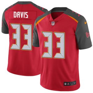 Delightful Buccaneers #33 Ronde Barber Davis III Red Team Color Youth Stitched NFL Vapor Untouchable Limited Jersey
