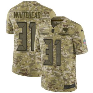 Top notch Buccaneers #31 Ronde Barber Whitehead Camo Youth Stitched NFL Limited 2018 Salute To Service Jersey