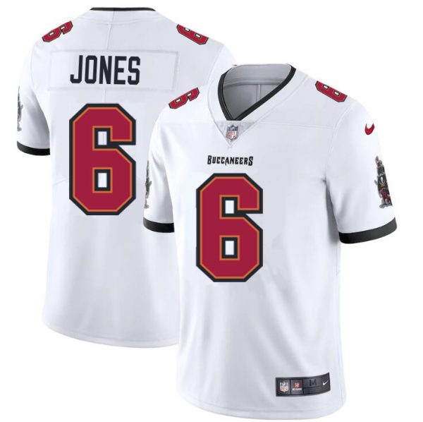 Superb Tampa Bay Buccaneers #6 Julio Jones Youth White Vapor Limited Jersey