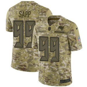 Premium Buccaneers #99 Rob Gronkowski Sapp Camo Youth Stitched NFL Limited 2018 Salute to Service Jersey