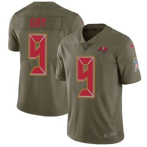 Exceptional Buccaneers #9 Tom Brady Gay Olive Youth Stitched NFL Limited 2017 Salute To Service Jersey