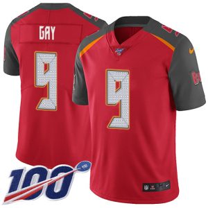 Top notch Buccaneers #9 Ronde Barber Gay Red Team Color Youth Stitched NFL 100th Season Vapor Untouchable Limited Jersey