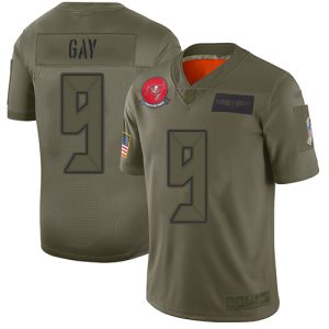 Amazing Buccaneers #9 Ronde Barber Gay Camo Youth Stitched NFL Limited 2019 Salute To Service Jersey
