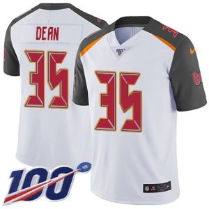 Top notch Buccaneers #35 Ronde Barber Dean White Youth Stitched NFL 100th Season Vapor Untouchable Limited Jersey