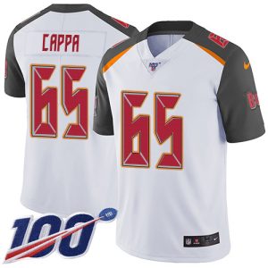 Premium Buccaneers #65 Rob Gronkowski Cappa White Youth Stitched NFL 100th Season Vapor Untouchable Limited Jersey