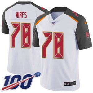Top notch Buccaneers #78 Ronde Barber Wirfs White Youth Stitched NFL 100th Season Vapor Untouchable Limited Jersey
