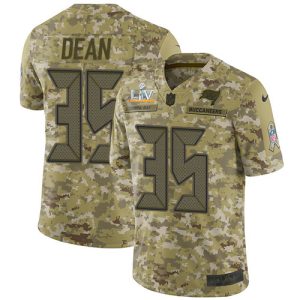 Amazing Buccaneers #35 Ronde Barber Dean Camo Youth Super Bowl LV Bound Stitched NFL Limited 2018 Salute To Service Jersey
