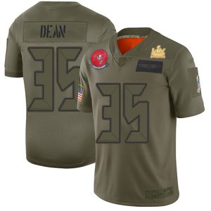 Delightful Buccaneers #35 Rob Gronkowski Dean Camo Youth Super Bowl LV Champions Patch Stitched NFL Limited 2019 Salute To Service Jersey