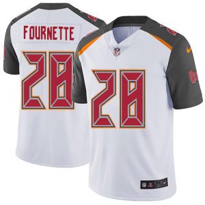 Premium Tampa Bay Buccaneers #28 Leonard Fournette White Youth Stitched NFL Vapor Untouchable Limited Jersey