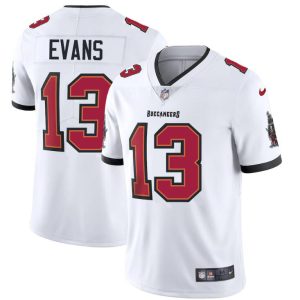 Superb Tampa Bay Buccaneers #13 Mike Evans Youth White Vapor Limited Jersey