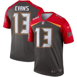 Amazing Tampa Bay Buccaneers #13 Mike Evans Inverted Legend Jersey Brown