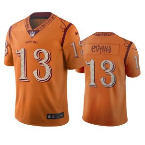 Delightful Tampa Bay Buccaneers #13 Mike Evans Orange Vapor Limited City Edition Jersey