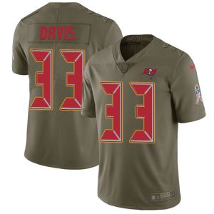Delightful Buccaneers #33 Tom Brady Davis III Olive Men's Stitched NFL Limited 2017 Salute to Service Jersey