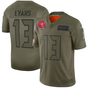 Delightful Buccaneers #13 Ronde Barber Evans Camo Men's Stitched NFL Limited 2019 Salute To Service Jersey