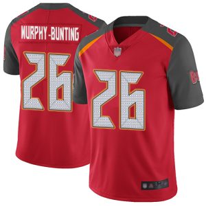 Top notch Buccaneers #26 Rob Gronkowski Murphy-Bunting Red Team Color Men's Stitched NFL Vapor Untouchable Limited Jersey