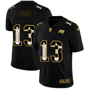 Top notch Tampa Bay Buccaneers #13 Mike Evans Men's Carbon Black Vapor Cristo Redentor Limited NFL Jersey
