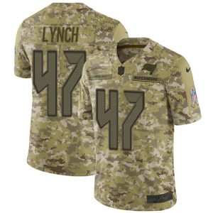Delightful Buccaneers #47 Tom Brady Lynch Camo Men's Stitched NFL Limited 2018 Salute To Service Jersey
