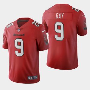 Amazing Tampa Bay Buccaneers #9 Matt Gay Red Men's 2020 Vapor Limited NFL Jersey