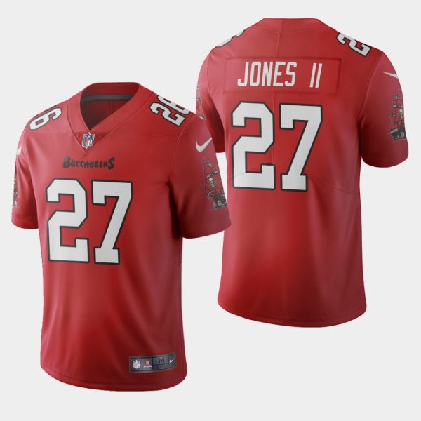 Stunning Tampa Bay Buccaneers #27 Ronald Jones II Red Men's 2020 Vapor Limited NFL Jersey