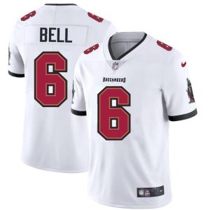 Superb Tampa Bay Buccaneers #6 Le'Veon Bell Men's White Vapor Limited Jersey